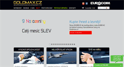 Desktop Screenshot of goldmax.cz